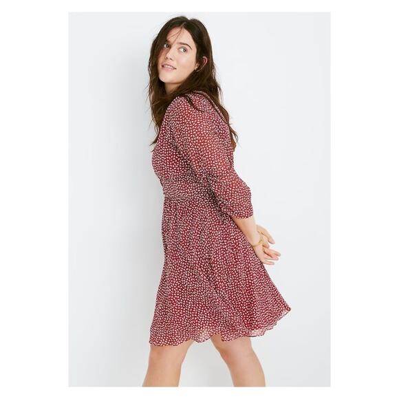 Madewell Starviolet Mini Dress Ditsy Floral Sz.24W NWT - Picture 2 of 16